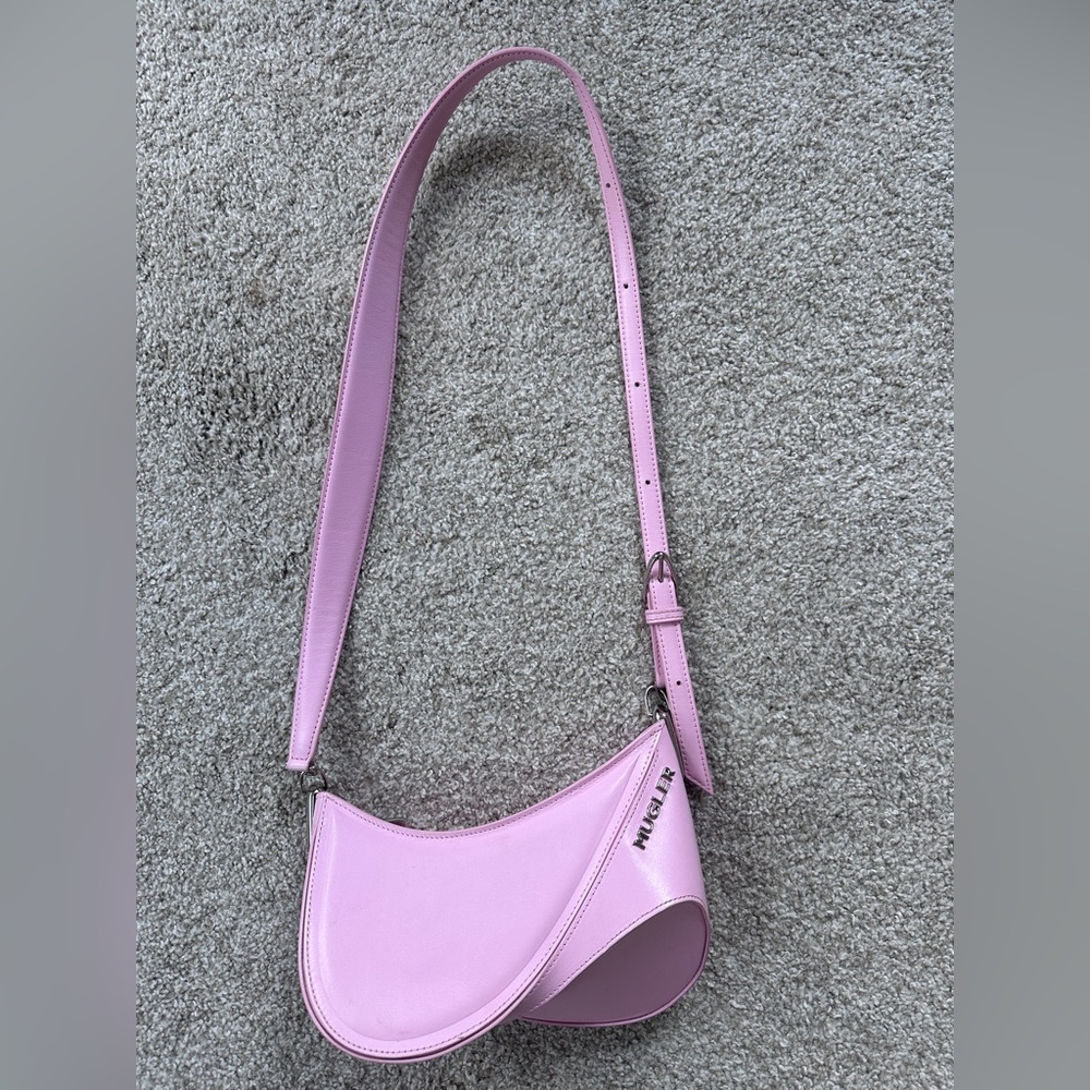 Mugler Light Pink Shoulder Bag